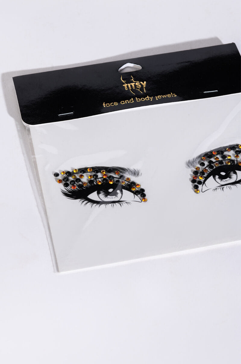 Back View Titsy Lets Go Team Black Eye Gems