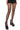 Front View Titsy Rhinestone Fine Fishnet Tights