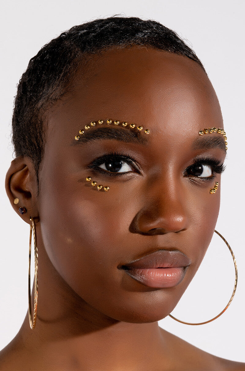 Front View Titsy Team Cassie Gold Eye Gems