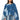 Front View To The Chateau Patchwork Denim Poncho