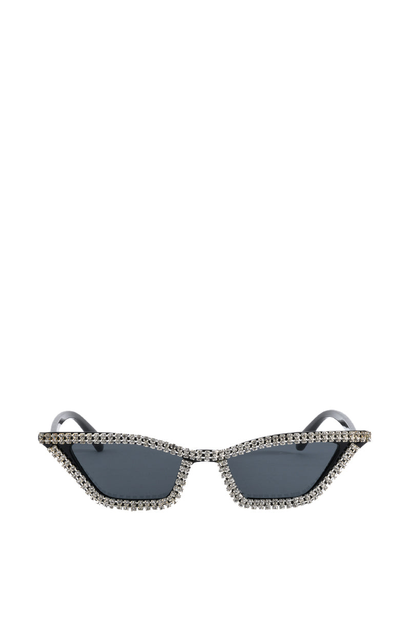 Side View Too Trim Rhinestone Glasses