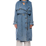 Front View Took A Walk On Bloome Denim Trench