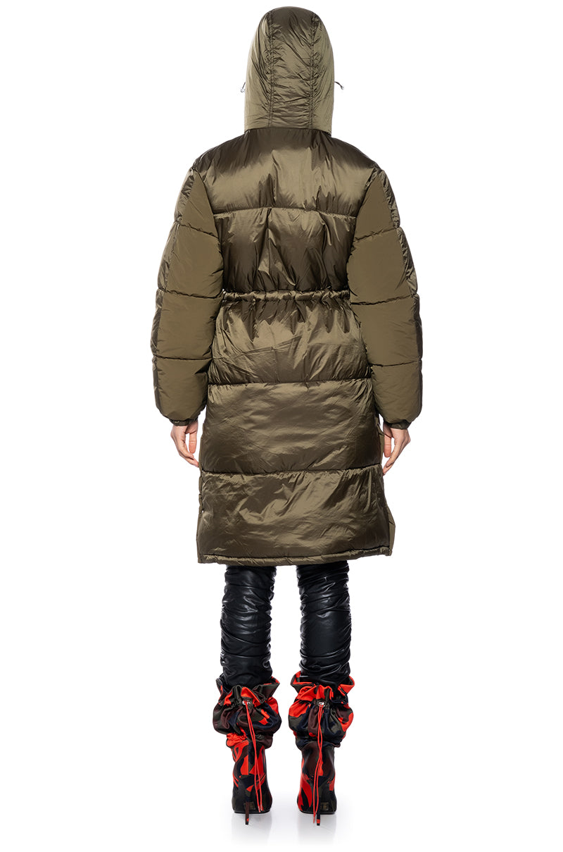 Full View Top Karat Longline Puffer Coat