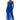 Front View Top Tier Ruffle Maxi Dress In Royal Blue