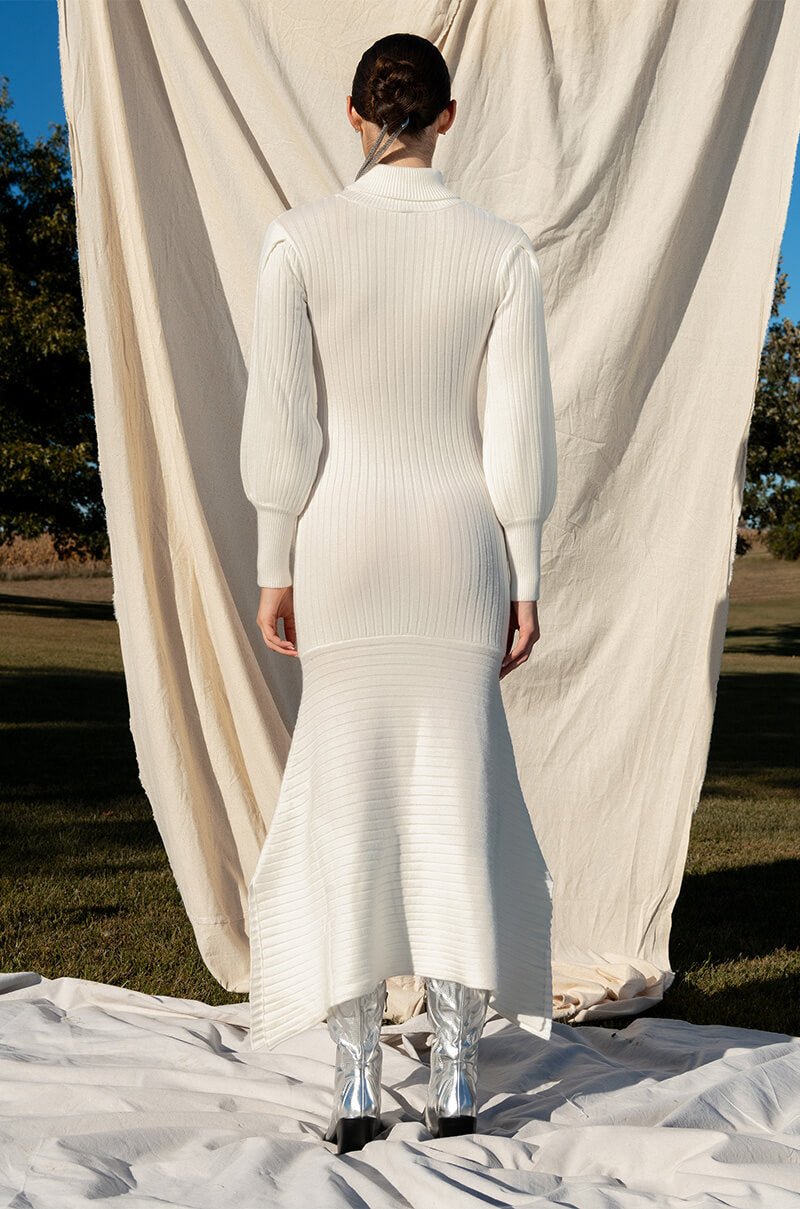 ivory turtleneck dress Ivory Turtleneck Bell Sleeve Maternity Sweater Dress PinkBlush