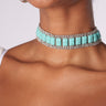 Front View Totally Turq Choker