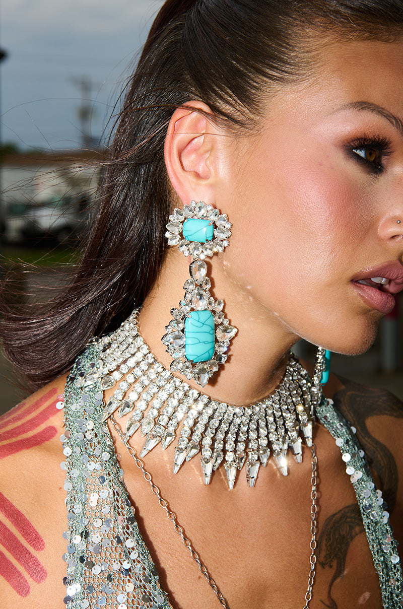 TOTALLY TURQ EARRING view 0