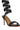 Full View Touchy Black Spiral Stiletto Sandal