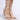 Front View Touchy Nude Spiral Stiletto Sandal