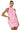 Front View Treat Me Well Textured Mini Dress In Pink