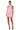 Back View Treat Me Well Textured Mini Dress In Pink