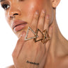 Front View Tri Me Ring Set