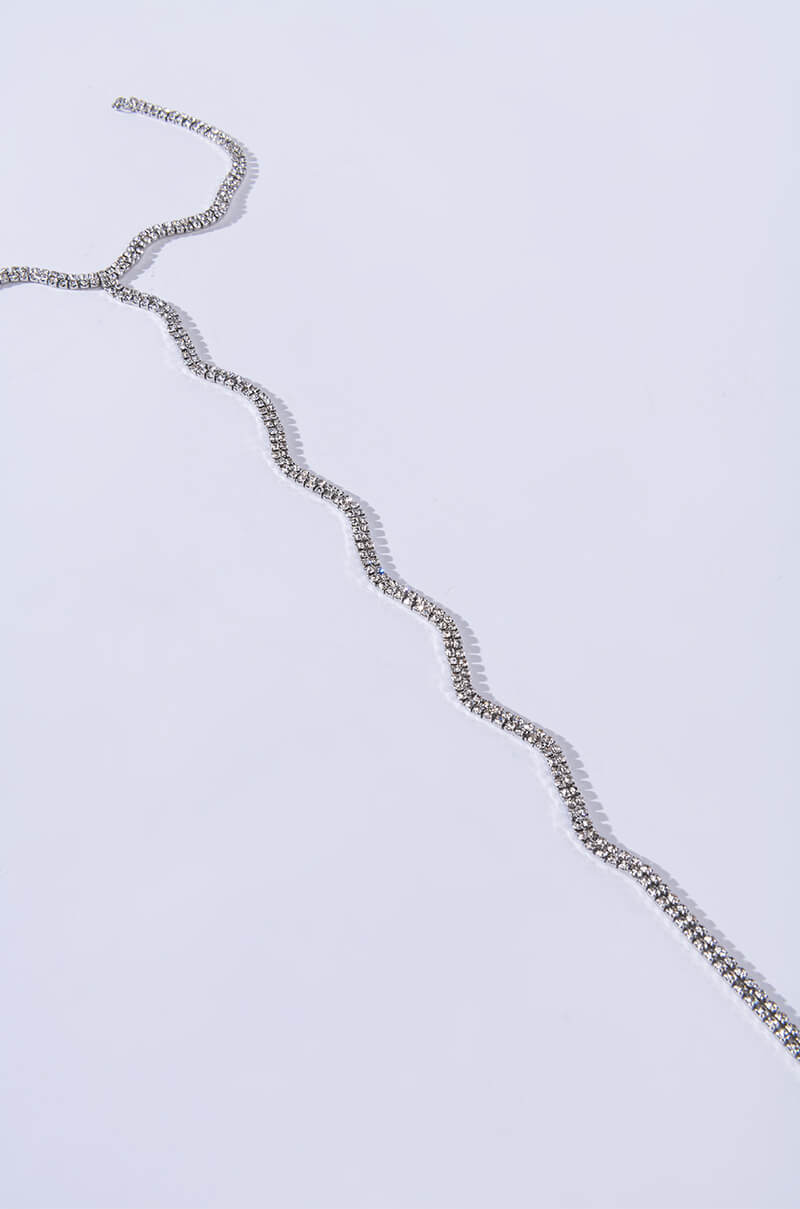 Back View Trickle Down Long Necklace