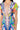 Full View Tropical Days V Neck Midi Dress