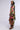 Detail View Tropical Vacation Print Satin Maxi Dress In Green Multi