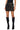 Front View Trust My Intuition Faux Leather Belted Mini Skirt