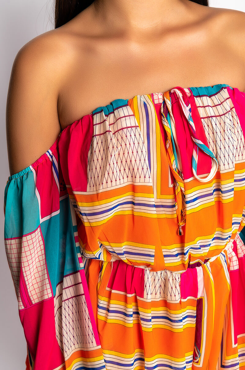 Extra View Try Me Off The Shoulder Romper