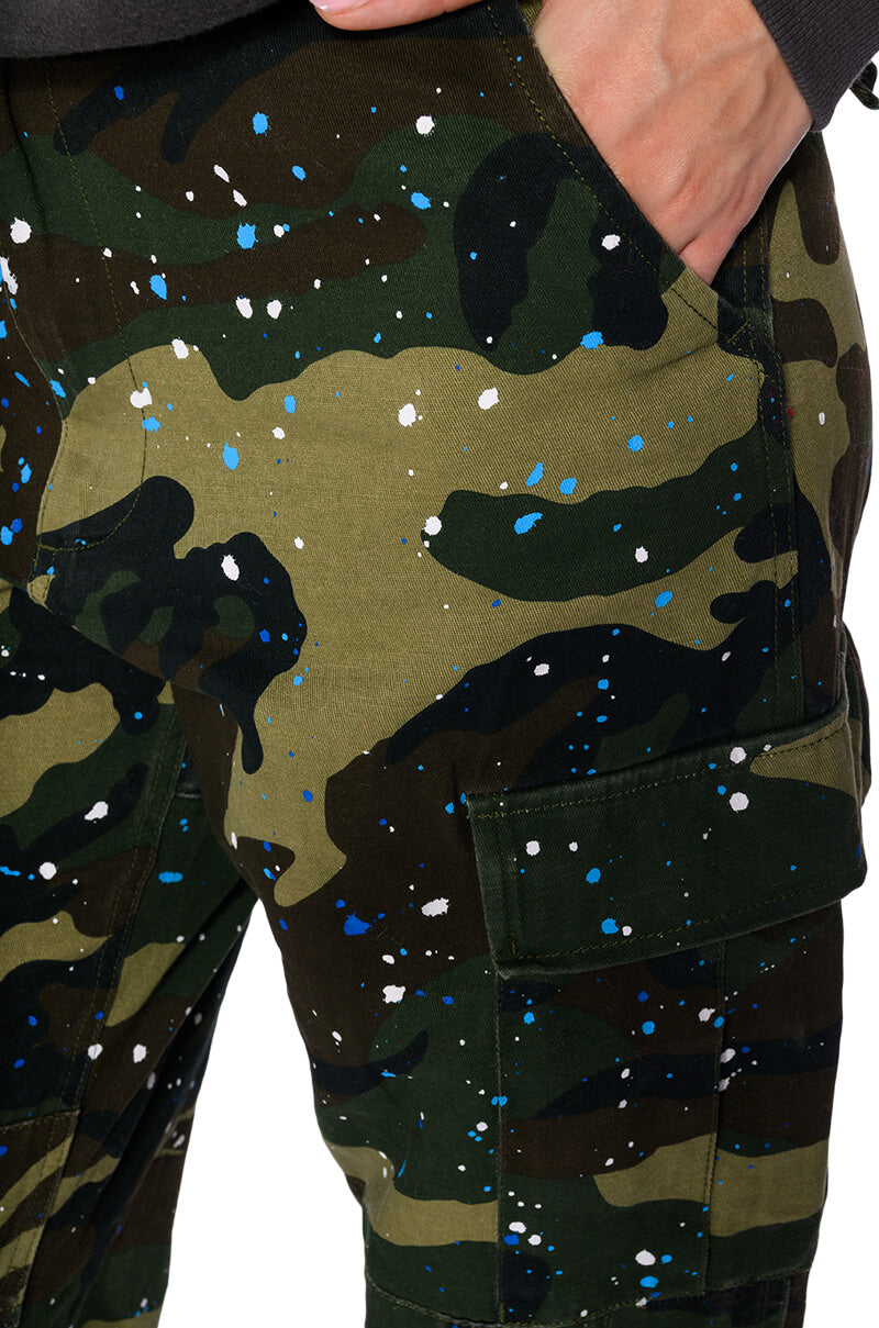 Extra View Try Me Painted Wide Leg Cargo