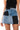 Back View Ttyl Patchwork Denim Mini Skirt