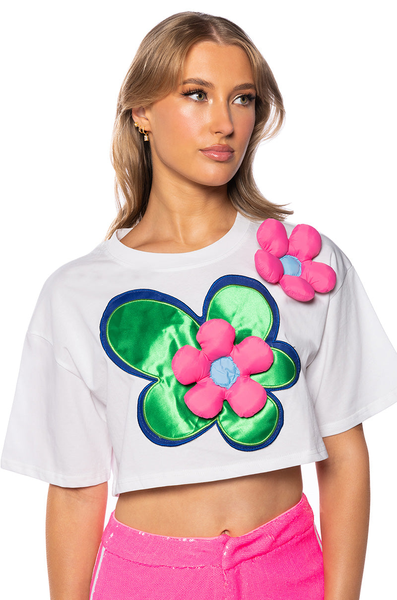 TULIP DREAMS CROPPED TSHIRT view 0