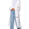 Front View Tulle Spring Trench Jacket