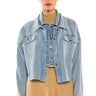 Front View Turbo Thermal Denim Jacket