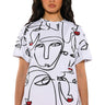 Front View Twin Souls Graphic Tshirt