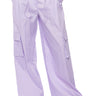 Front View Two Step Light Weight Wide Leg Pant