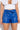 Back View Two Steps Ahead Faux Leather Paper Bag Waist Shorts