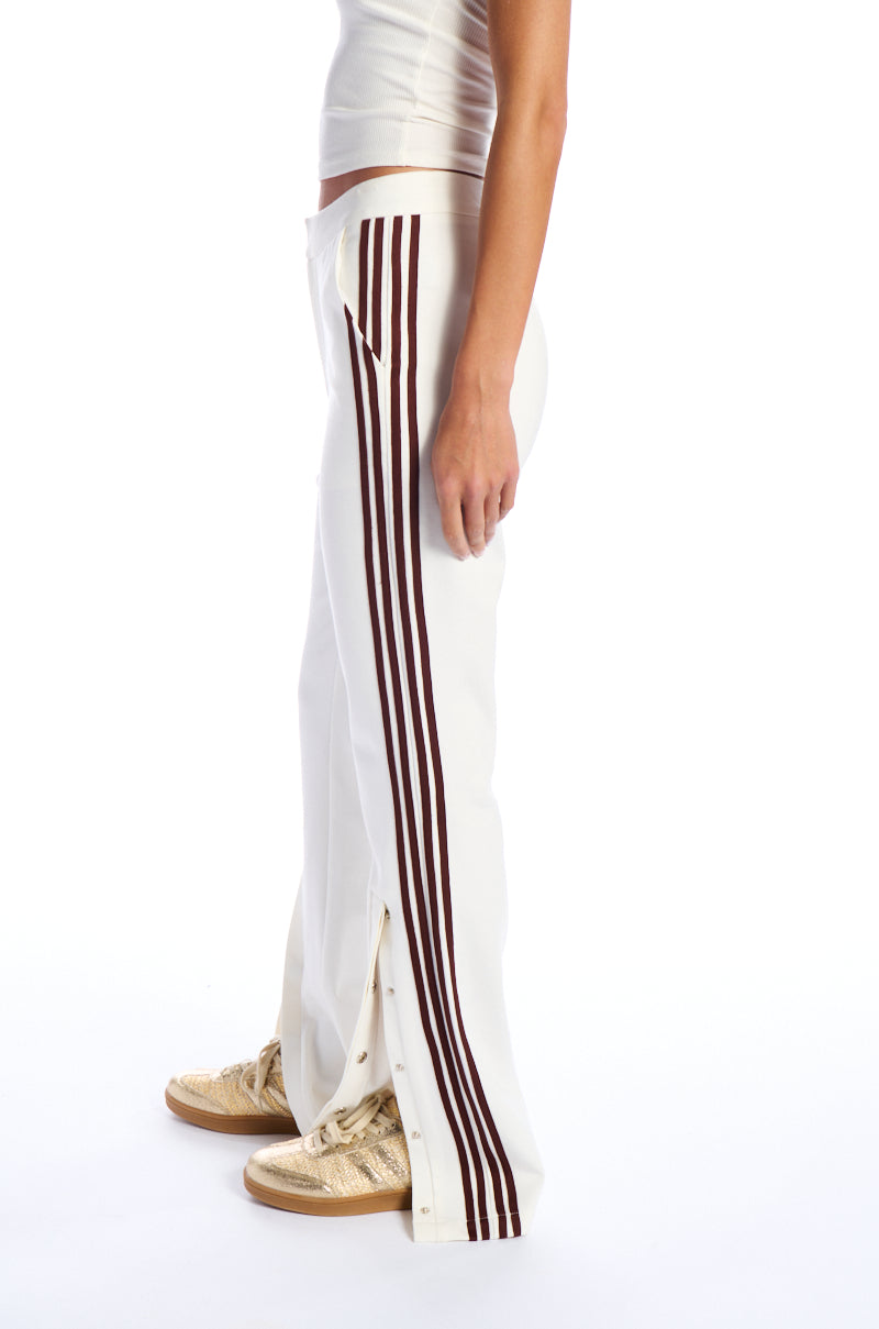 Back View Type Of Love Flare Trouser With Side Stripes