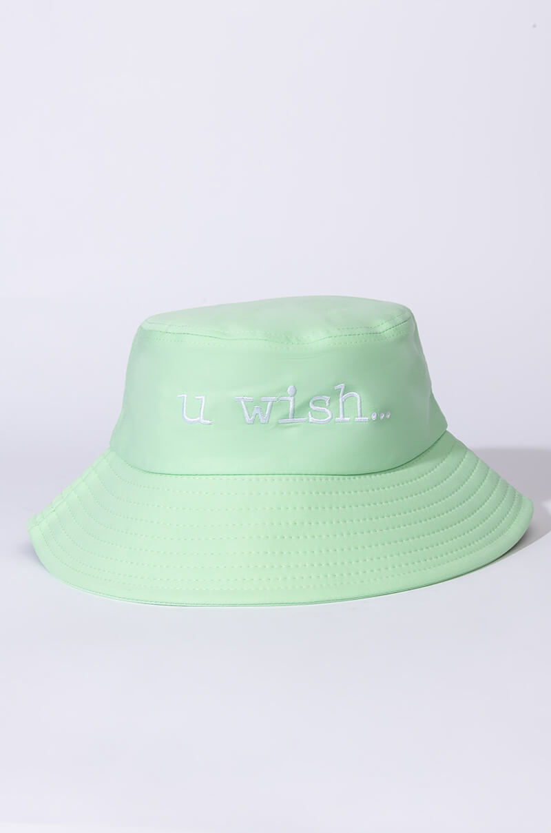 Back View U Wish Bucket Hat