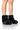 Front View Ugg Classic Cloudpeak Shine Bootie In Black