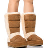 Front View Ugg Classic Cloudpeak Tall Bootie In Chestnut