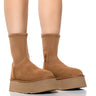 Front View Ugg Classic Dipper In Chestnut