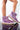 Front View Ugg Classic Mini Stellar Sequin Bootie in Lilac Frost