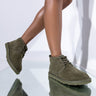 Front View Ugg Classic Neumel Lace Up Boots