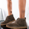 Front View Ugg Classic Neumel Lace Up Boots in Eucalyptus