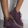 Front View Ugg Classic Neumel Lace Up Boots in Port