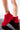 Front View Ugg Classic Neumel Lace Up Boots in Samba Red