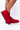 Side View Ugg Classic Neumel Lace Up Boots in Samba Red