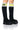 Front View Ugg Classic Sweater Letter Boot In Black