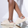 Front View Ugg Fluff Yeah Slide Sandal