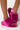 Side View Ugg Fluff Yeah Slide Sandal in Fuchsia