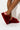 Side View Ugg Fluff Yeah Slide Sandal in Ribbon Red