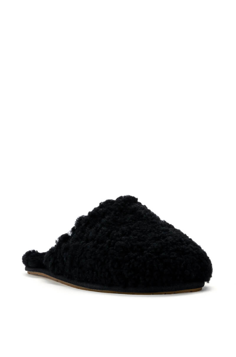 Back View Ugg Maxi Curly Slide