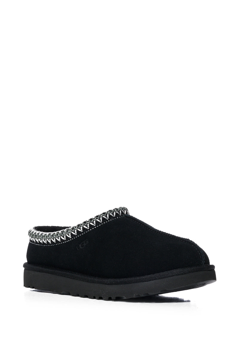 Back View Ugg Tasman Slipper In Black