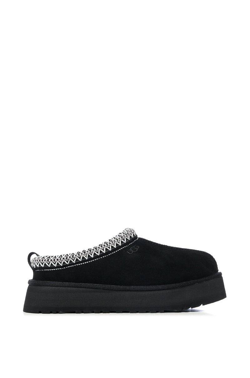 Side View Ugg Tazz Flat In Black 3