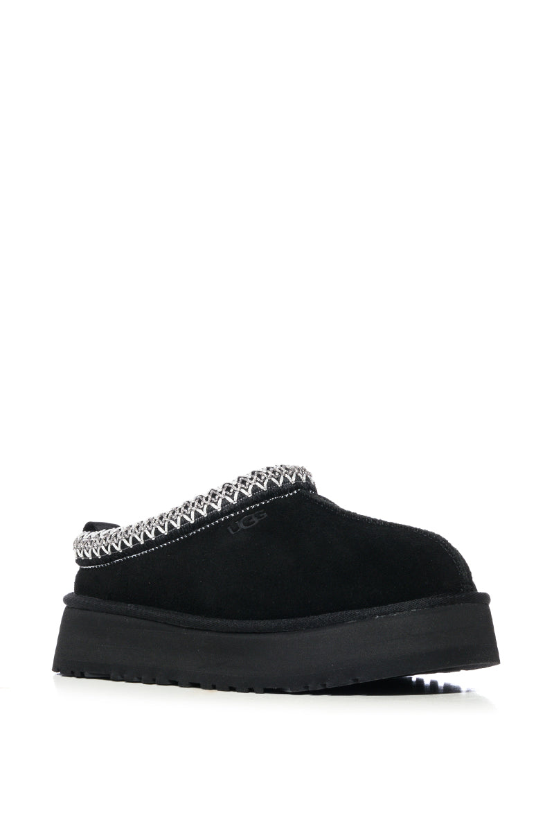 Back View Ugg Tazz Flat In Black 4