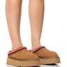 Front View Ugg Tazz Flat Slipper In Chestnut