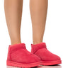 Front View Ugg Ultra Mini Bootie In Pink